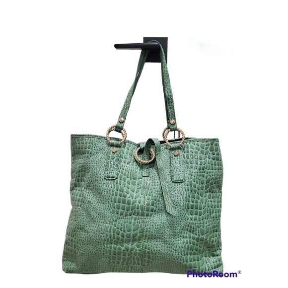 Ivanka Trump Handbags - Ivanka Trump Croc Simulated Leather Tote